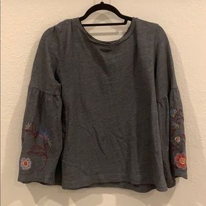 Bell sleeve sweater